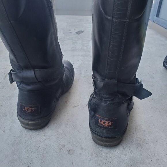 UGG Evanna Tall Leather Boots - Picture 14 of 16